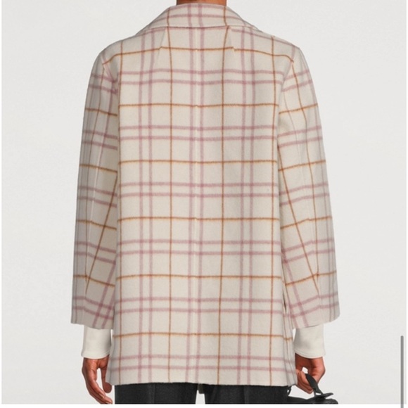 Theory Clairene Italian Wool Blend Open Jacket Ivory NWT Size Small - Picture 9 of 13